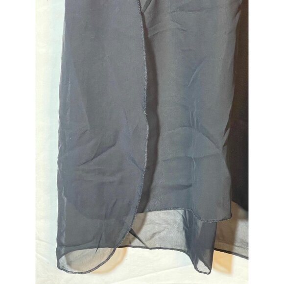 bongo short sleeve shirt purple black sheer lace valet juniors large armpit to a - Picture 4 of 13